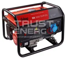 Бензиновый генератор Fubag BS 3500 DUPLEX Открытая на раме Fubag  trustenergo.ru
 Бензиновый генератор Fubag BS 3500 DUPLEX Открытая на раме Fubag  trustenergo.ru